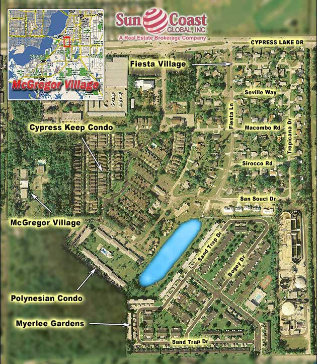 Mcgregor Village Condo Overhead Map